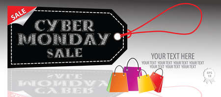 Cyber Monday Sale background, for poster, web advertising. easy to modify.のイラスト素材