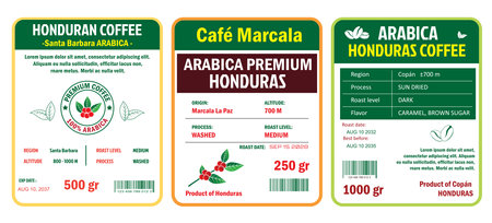 Vector set of organic and natural products labels, tags and stickers.の写真素材