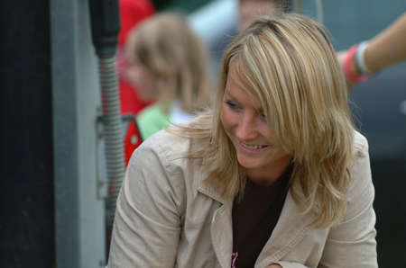 Irish Blonde Girlの写真素材