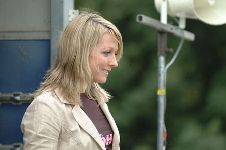 Irish Blonde Girlの写真素材