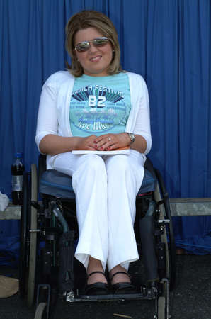 Wheelchair Modelの写真素材