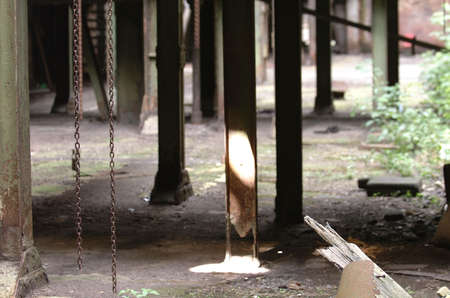 Derelict warehouseの写真素材