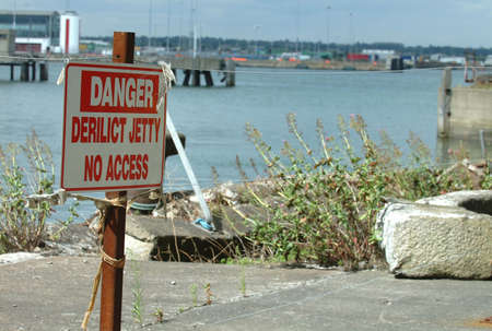 Derelict Jettyの写真素材