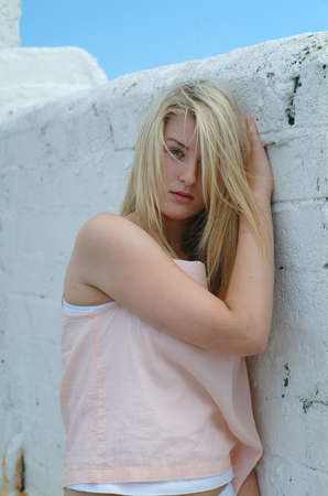 Blonde Girlの写真素材