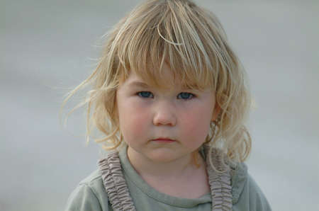 Blonde curlsの写真素材