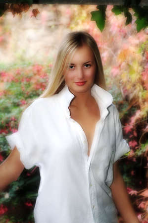 Model Flowerの写真素材