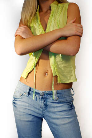 Model Slimの写真素材