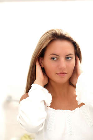 Model High Keyの写真素材