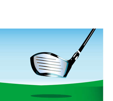 Golf Driverのイラスト素材