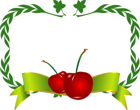 Generic Fruit Label Vector suitable for many design usesのイラスト素材