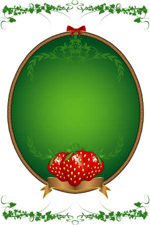 Generic Fruit Label Vector suitable for many design usesのイラスト素材