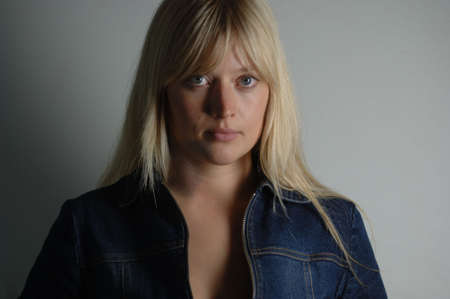 Portrait of a beautiful young fashion model