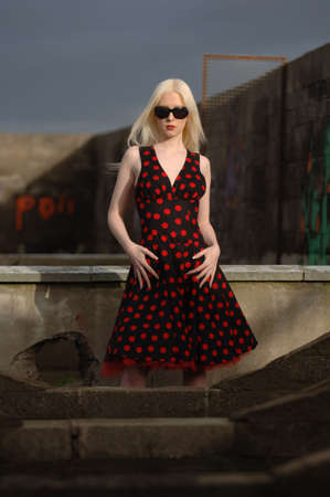 Gorgeous Fresh Faced Fashion Modelの写真素材