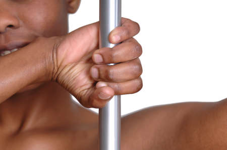 Portrait of a beautiful young fashion modelの写真素材