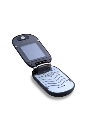 Mobile Phone isolated on whiteの写真素材