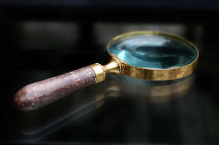 Antique Magnifying Glassの写真素材