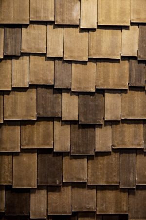 The roof  made of wood の写真素材