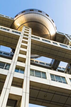 Odaiba, Fuji TV in Tokyo, Japanのeditorial素材