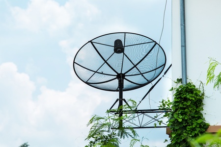 Satellite dish on the Building 