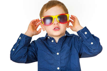 Boy with sunglasses