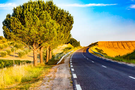 Road at sunriseの写真素材