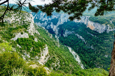 Grand Canyon in southern Franceの写真素材