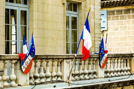 Grignan city in southern France