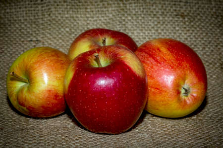 Apples on background