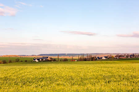 Landscape with village in autumn
の写真素材