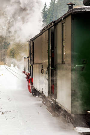 Nostalgia railroad in winter