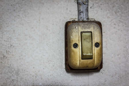 old switch in The old Houseの写真素材