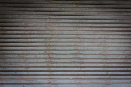 Background Detail of texture metal door Corrugated Iron Panelling