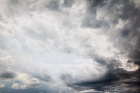 gray cloud at evening before rain, backgroundの写真素材