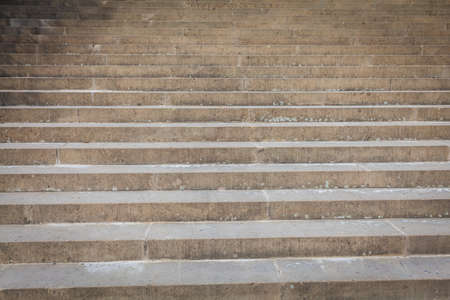 stairs in old city park leading to the castleの写真素材
