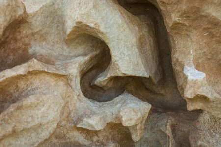 the pattern of the sandstone rocks created by water