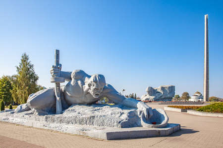 Brest, Belarus - Octouber 2, 2017: Brest Fortress, a reference to courage and bravery during the Second World Warのeditorial素材