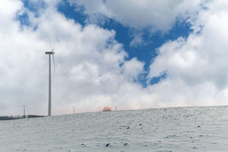 wind power generation, wind power plant in nature