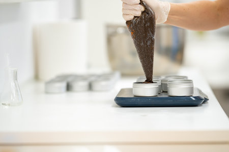 home production of organic soap for body care
