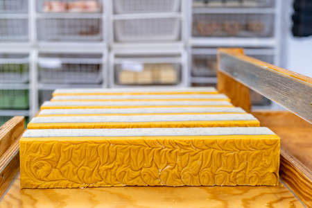 handmade organic body care soapの写真素材