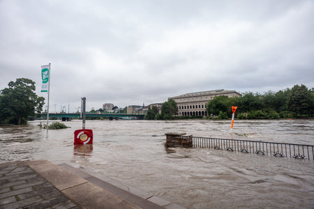 Germany - 16.7.2021: floods in Germany due to heavy rainsのeditorial素材