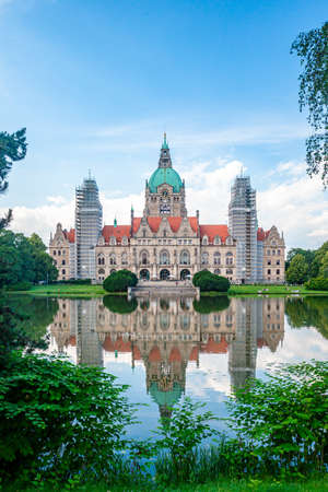 Hanover - 26.6.2021: New Hanover City Hallのeditorial素材