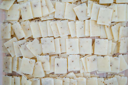 skin and body care. handmade organic soapの写真素材