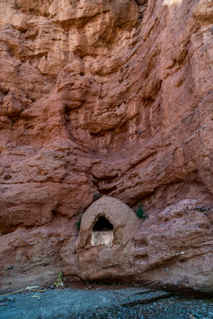 red rock in the South American Andesの写真素材