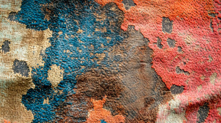 Abstract background showing damaged weathered fabric textureの素材