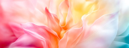 Hazy translucent colors creating a soft glow abstract backgroundの素材