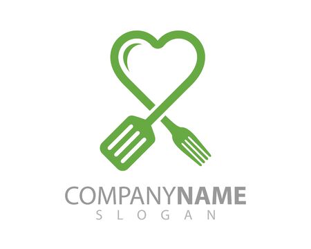 Logo template for Food, cooking, restaurant, chefのイラスト素材