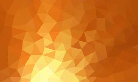 low poly background orange colorのイラスト素材