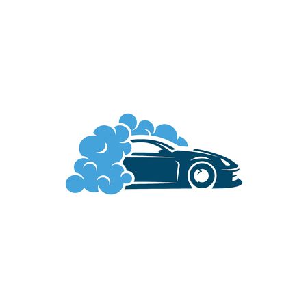 A ready to use template of Sports Car Logo or iconのイラスト素材