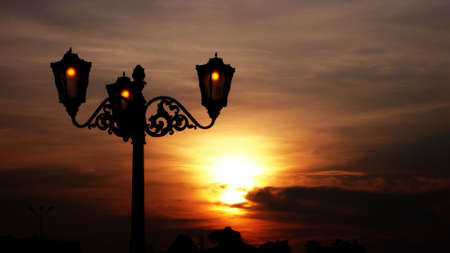 city lampの写真素材