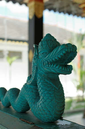 Dragon decoration in Yogyakarta Sultanate Palaceの写真素材